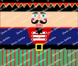 Nutcracker Tumbler Template | Seamless Tumbler Wrap | The Steel Magnolia 32 oz. Plump | SVG PNG JPG Studio3