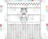 Nutcracker Tumbler Template | Seamless Tumbler Wrap | The Steel Magnolia 32 oz. Plump | SVG PNG JPG Studio3