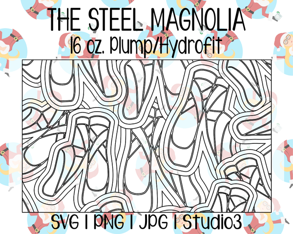 Ballet Burst Template | The Steel Magnolia 16 oz. Plump | SVG PNG JPG Studio3