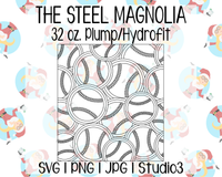 Baseball Softball Burst Template | The Steel Magnolia 32 oz. Plump/Hydrofit | SVG PNG JPG Studio3