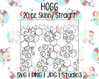 Bee Burst Template | Hogg 20 oz. Skinny | SVG PNG JPG Studio3