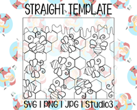 Bee Burst Template | Straight Resizable | SVG PNG JPG Studio3