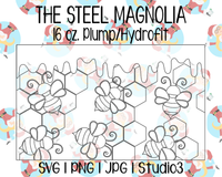 Bee Burst Template | The Steel Magnolia 16 oz. Plump/Hydrofit | SVG PNG JPG Studio3