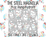 Boba Burst Template | The Steel Magnolia 24 oz. Plump/Hydrofit | SVG PNG JPG Studio3