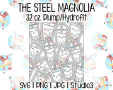Boba Burst Template | The Steel Magnolia 32 oz. Plump/Hydrofit | SVG PNG JPG Studio3