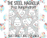 Candy Corn Burst Template | The Steel Magnolia 24 oz. Plump/Hydrofit | SVG PNG JPG Studio3