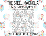 Candy Corn Burst Template | The Steel Magnolia 32 oz. Plump/Hydrofit | SVG PNG JPG Studio3