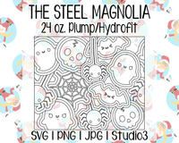 Cute Halloween Burst Template | The Steel Magnolia 24 oz. Plump/Hydrofit | SVG PNG JPG Studio3
