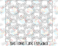 Mouse Weave Tumbler Template | Stencil | Seamless Tumbler Wrap | Straight Resizable for Hogg, MakerFlo, and more | SVG PNG JPG Studio3