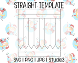 Pencil Tumbler Template | Seamless | SVG PNG JPG Studio3