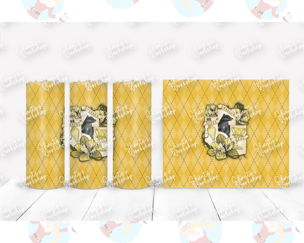Wizard Yellow Badger House | Wizard School | Sublimation Transfer | DIY T-Shirt | Ready to Press