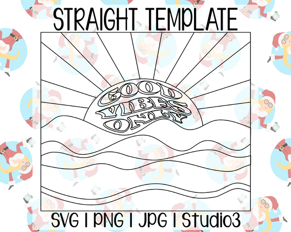 TGA Craft Expo Exclusive! "Good Vibes Only" Burst Template - SVG PNG JPG Studio3