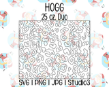 Seamless Leopard Template | Hogg 25 oz. Fatty | SVG PNG JPG Studio3