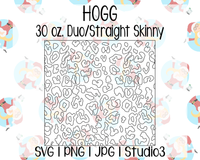 Seamless Leopard Template | Hogg 30 oz. Skinny Straight/Duo | SVG PNG JPG Studio3