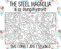 Seamless Leopard Template | The Steel Magnolia 16 oz. Plump/Hydrofit | SVG PNG JPG Studio3