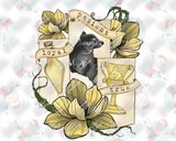 Loyal Patient True | Yellow Badger House Characteristics | Wizard School | Sublimation Transfer | DIY T-Shirt | Ready to Press