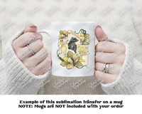 Loyal Patient True | Yellow Badger House Characteristics | Wizard School | Sublimation Transfer | DIY T-Shirt | Ready to Press