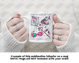 Just as Sane as I am Luna Chart | Sublimation Transfer | DIY T-Shirt | Ready to Press