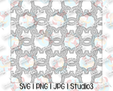 Mouse Weave Tumbler Template | Stencil | Seamless Tumbler Wrap | Straight Resizable for Hogg, MakerFlo, and more | SVG PNG JPG Studio3