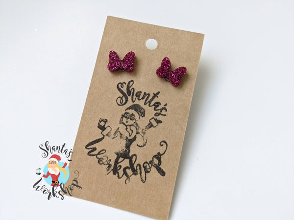 Bow Stud Earrings