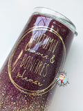 17 oz. Wine Tumbler "Bonfires Please"