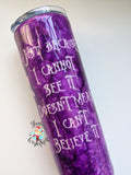 20 oz. Skinny NBC Glow-in-the-Dark!