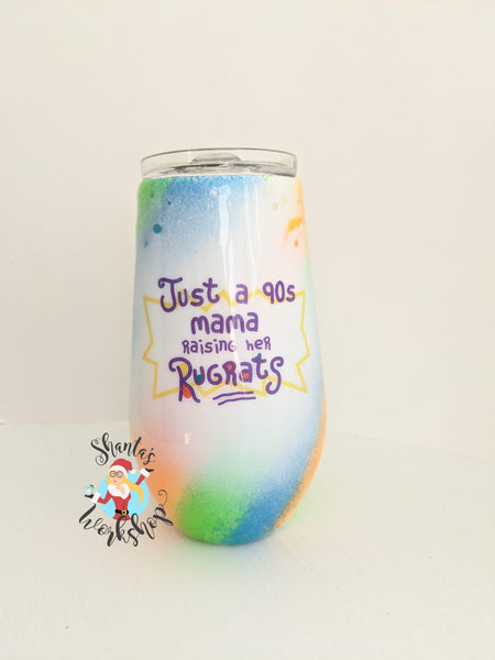 17 oz. Wine "90s Mama"