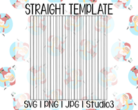Pinstripes Tumbler Template | Straight | SVG PNG JPG Studio3