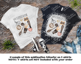 Wizard Sport Chart | Sublimation Transfer | DIY T-Shirt | Ready to Press