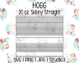 Sarape Template | Hogg 20 oz. Skinny Straight | SVG PNG JPG Studio3