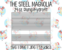 Sarape Template | The Steel Magnolia 24 oz. Plump/Hydrofit | SVG PNG JPG Studio3