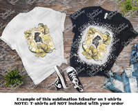 Loyal Patient True | Yellow Badger House Characteristics | Wizard School | Sublimation Transfer | DIY T-Shirt | Ready to Press