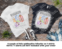 Wizard Candy Store Chart | Sublimation Transfer | DIY T-Shirt | Ready to Press