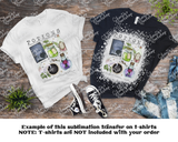 Potions Class Chart | Wizard School | Sublimation Transfer | DIY T-Shirt | Ready to Press
