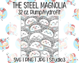 Taco Burst Template | The Steel Magnolia 32 oz. Plump | SVG PNG JPG Studio3