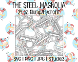 Back to School Tumbler Template | The Steel Magnolia 24 oz. Plump/Hydrofit | SVG PNG JPG Studio3