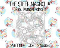Back to School Burst Template | The Steel Magnolia 32 oz. Plump/Hydrofit | SVG PNG JPG Studio3